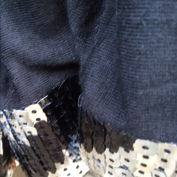 Wet Seal black silver sequenced sleeveless dress - Picture 5 of 5